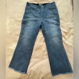 Democracy Dark Blue Ab Technology Elastic Waist Band Denim Jeans